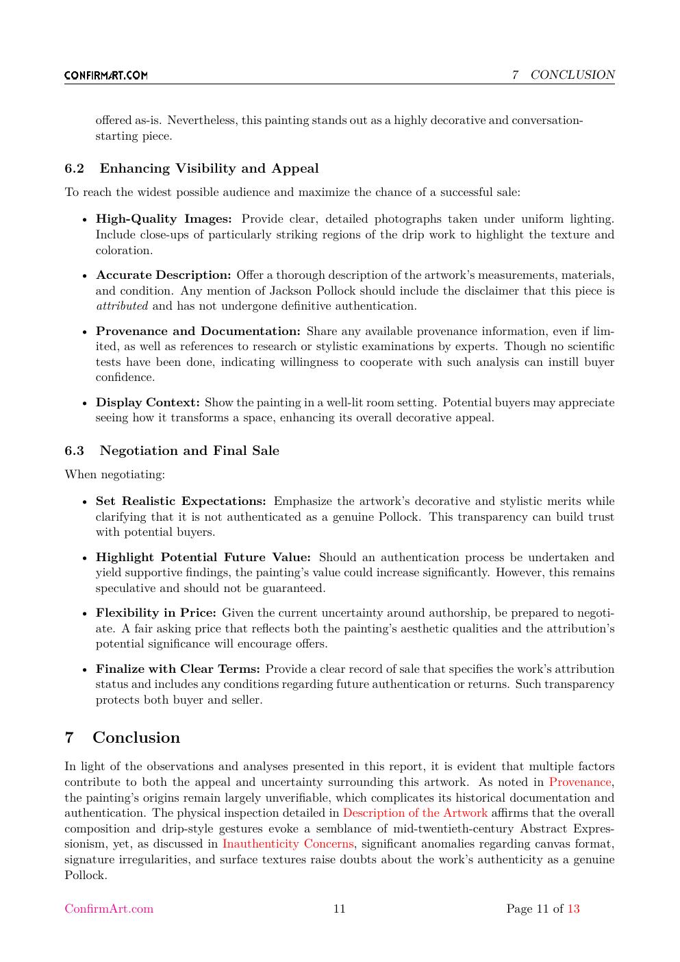 Number 1 report sample page 11