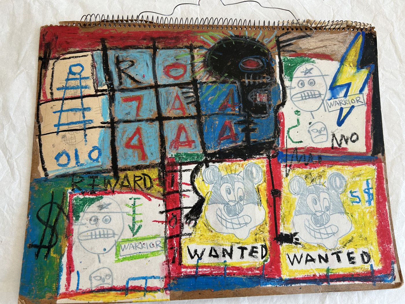Untitled Basquiat study: Side B (Back)