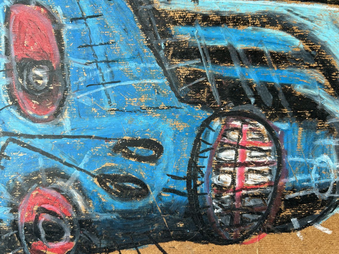 Untitled Basquiat study: Inconsistencies on Side A