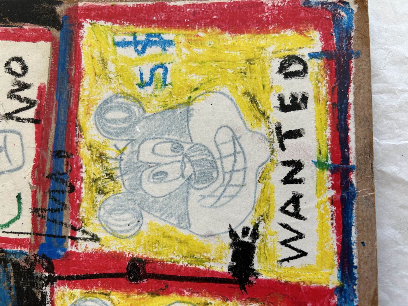 Untitled Basquiat study: Inconsistencies on Side B