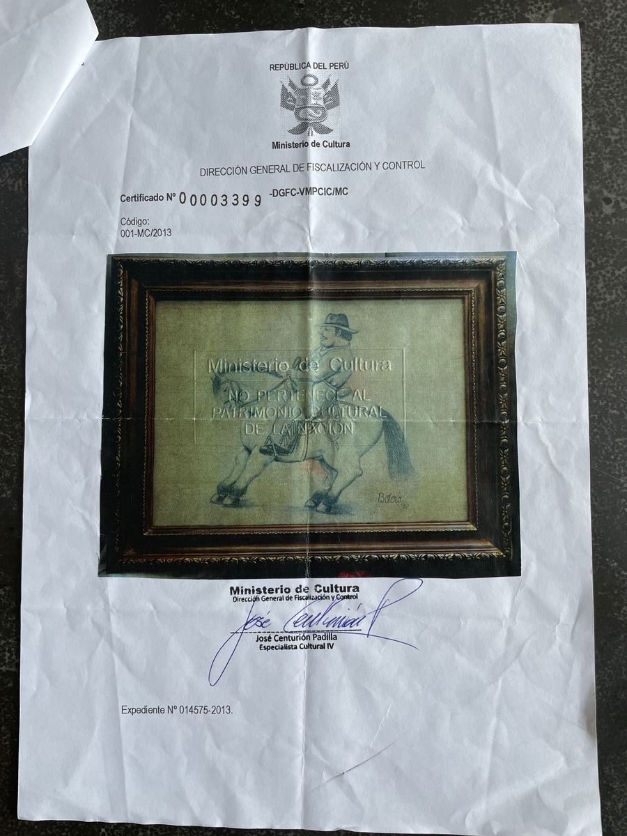 Botero Dibujos: Provenance, Documentation, Stamps, and Labels