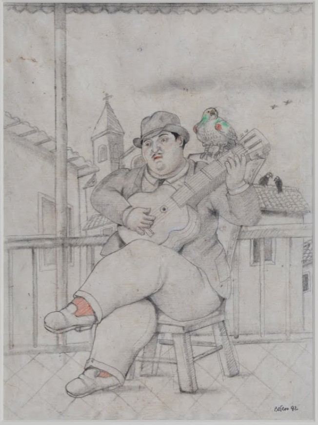 Man on fedora: Artwork Analysis