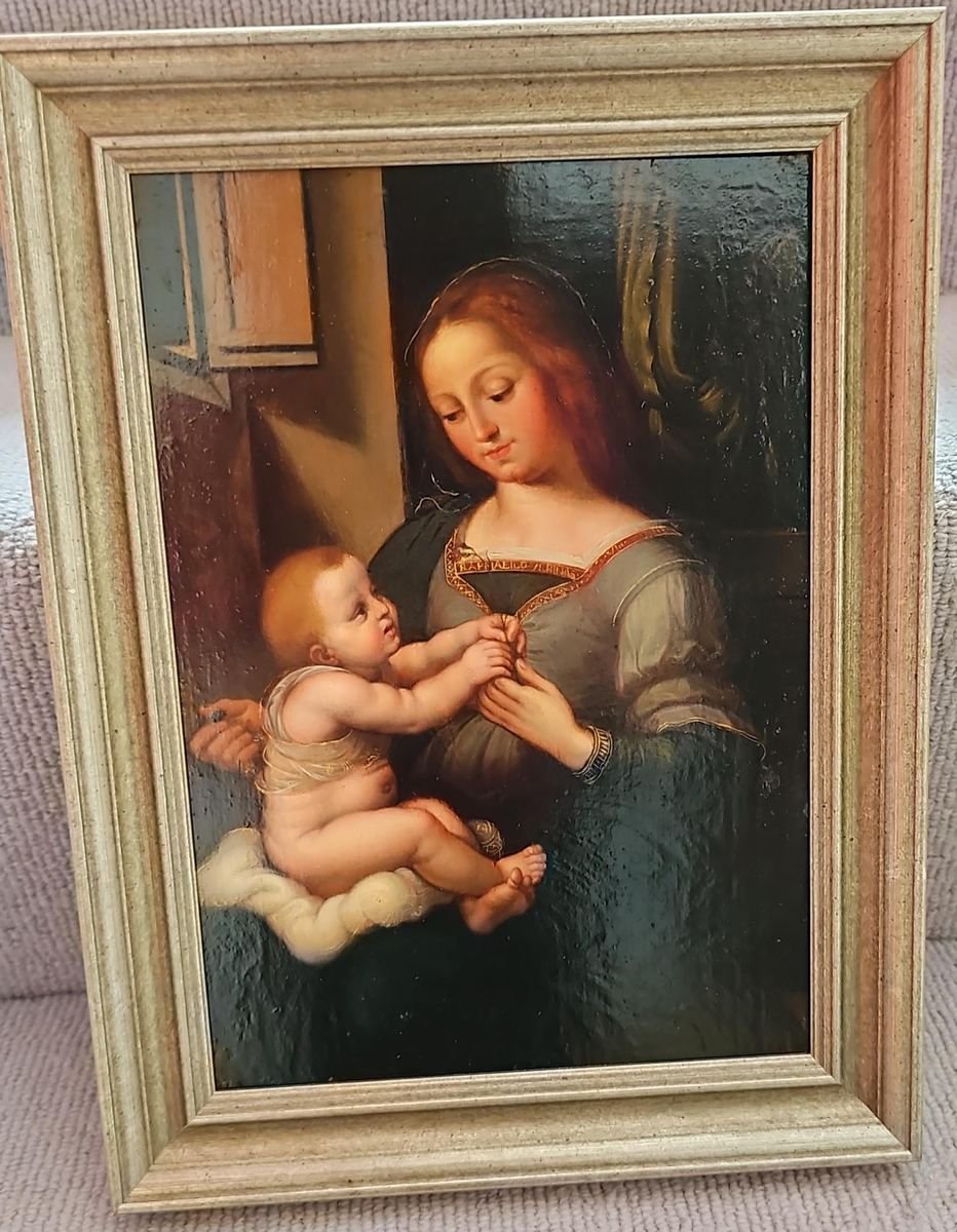 The Holy Family: Description of Frame and Back Side