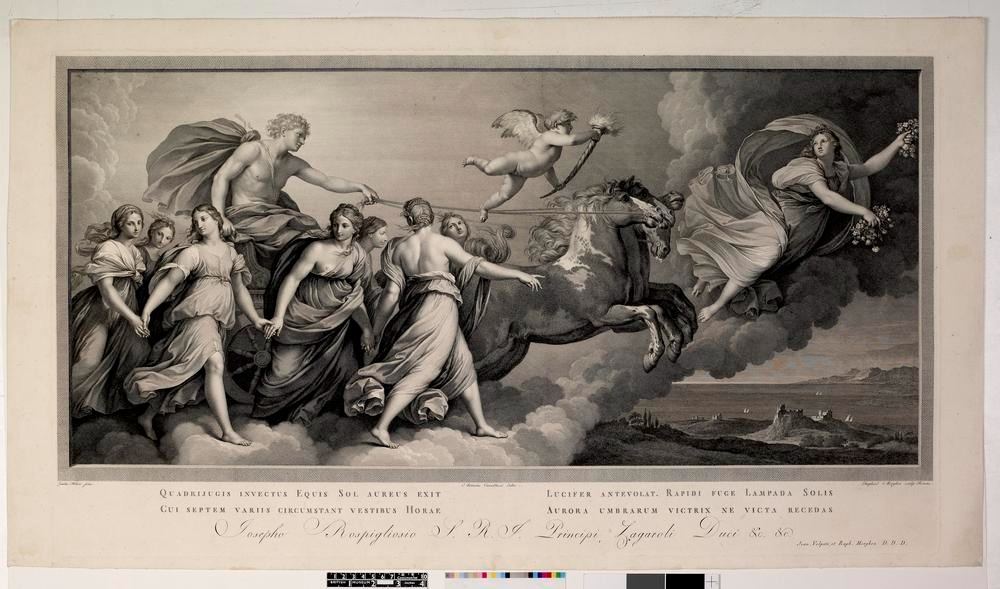 The Chariot of Aurora: Printed and painted reproductions (evidence of transmission)