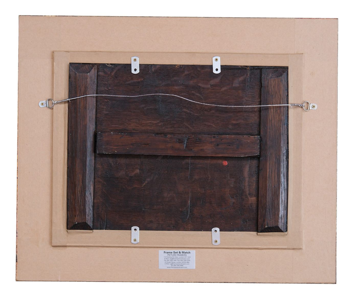 Anonymous Continental School, late 18 th: Frame and Verso