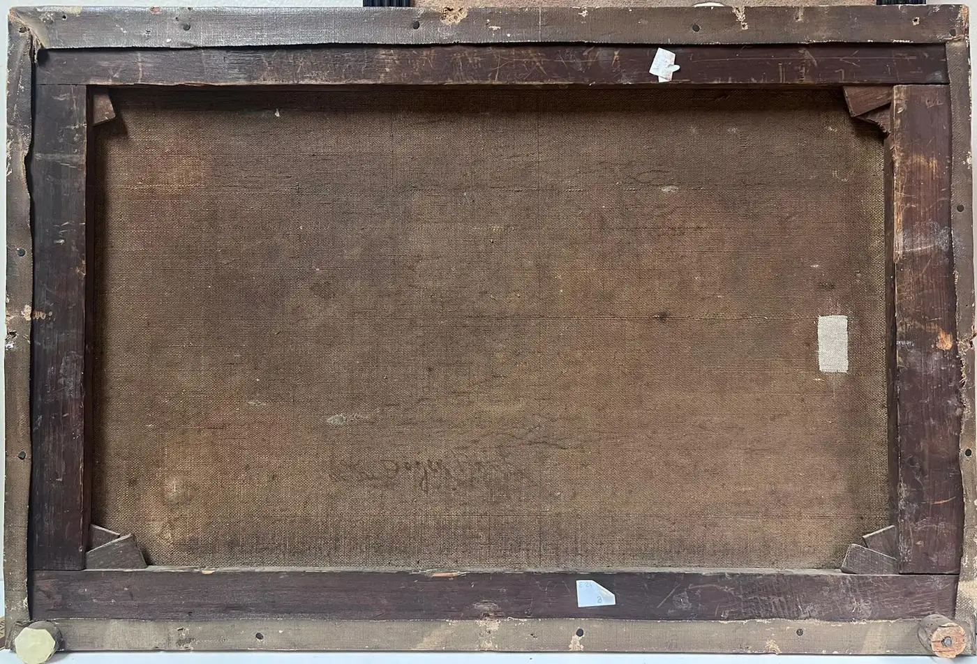 Victorian Sea: Back Side Condition: Before and After Restoration