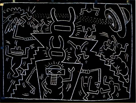 Mickey Alien Invasion Pop: Interpretation of Motifs and Composition