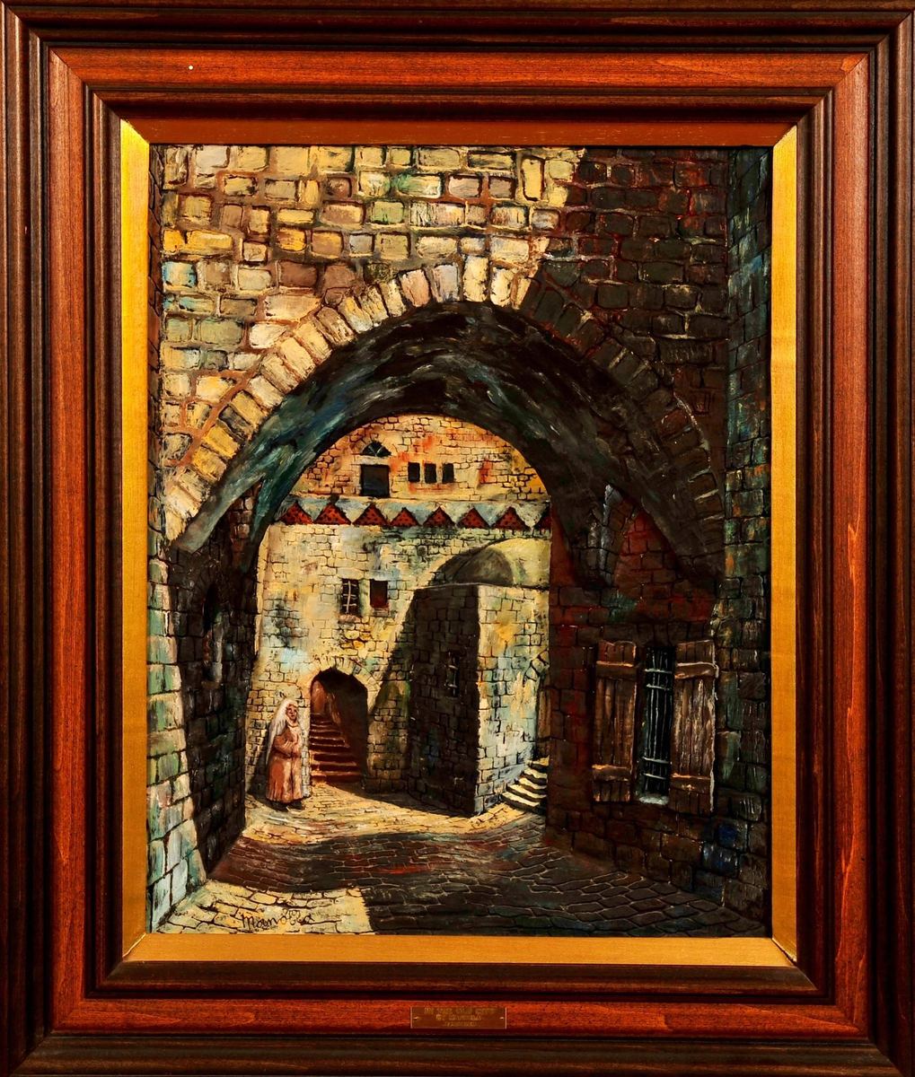 Desert Scene: "Jerusalem's Old Town" by Joseph Manobla