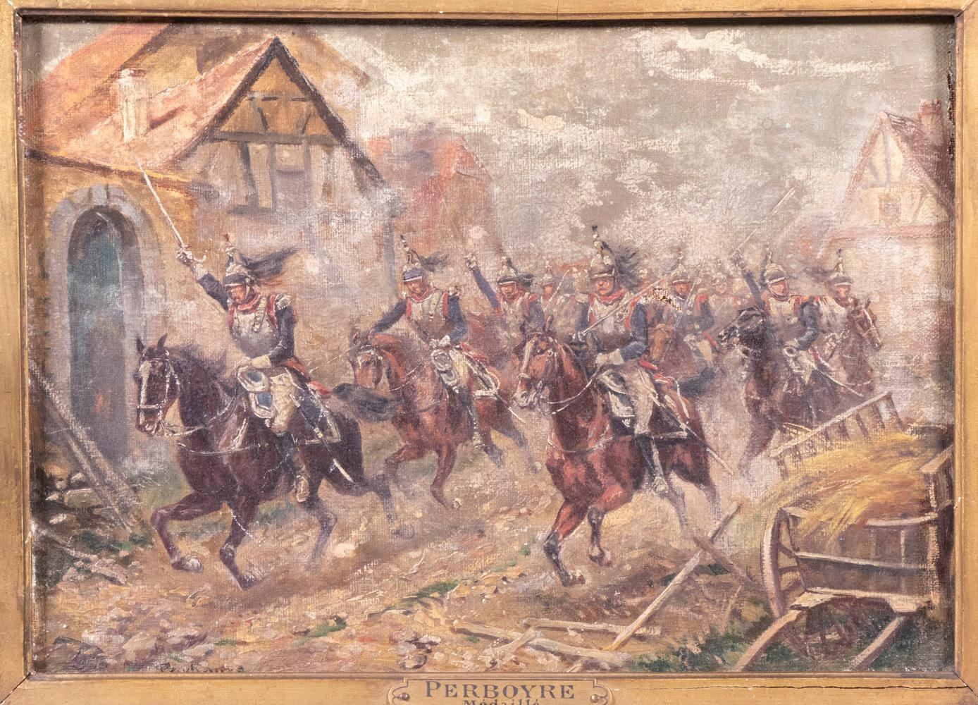 Hussars Traversant un Village: Artwork Analysis