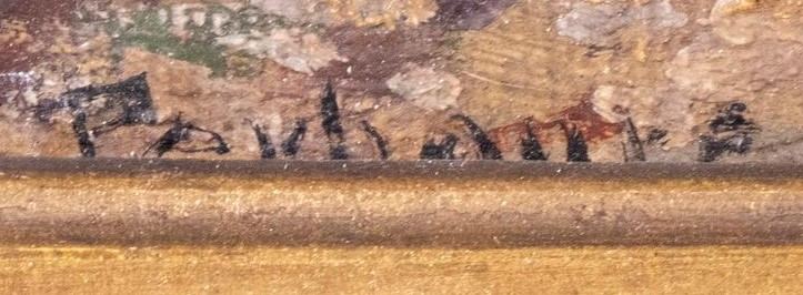 Hussars Traversant un Village: Comparative Analysis of Signatures