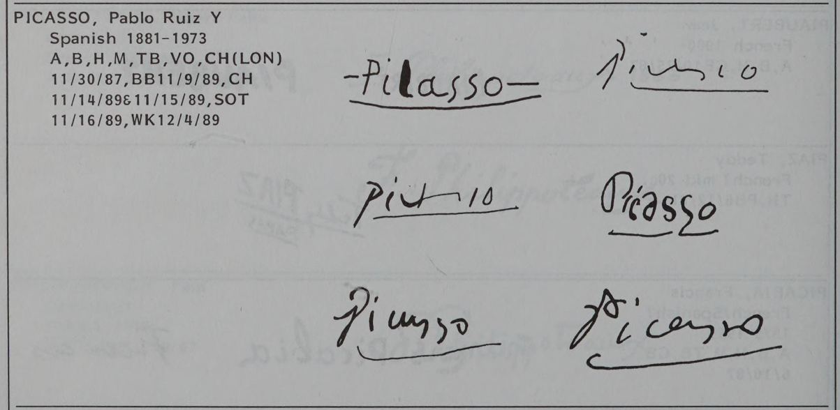 Faune rieur (Pour Madame Coudert): Signature and Date Examination