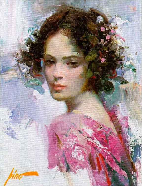 Lady in Waiting: Brushwork and Surface Quality