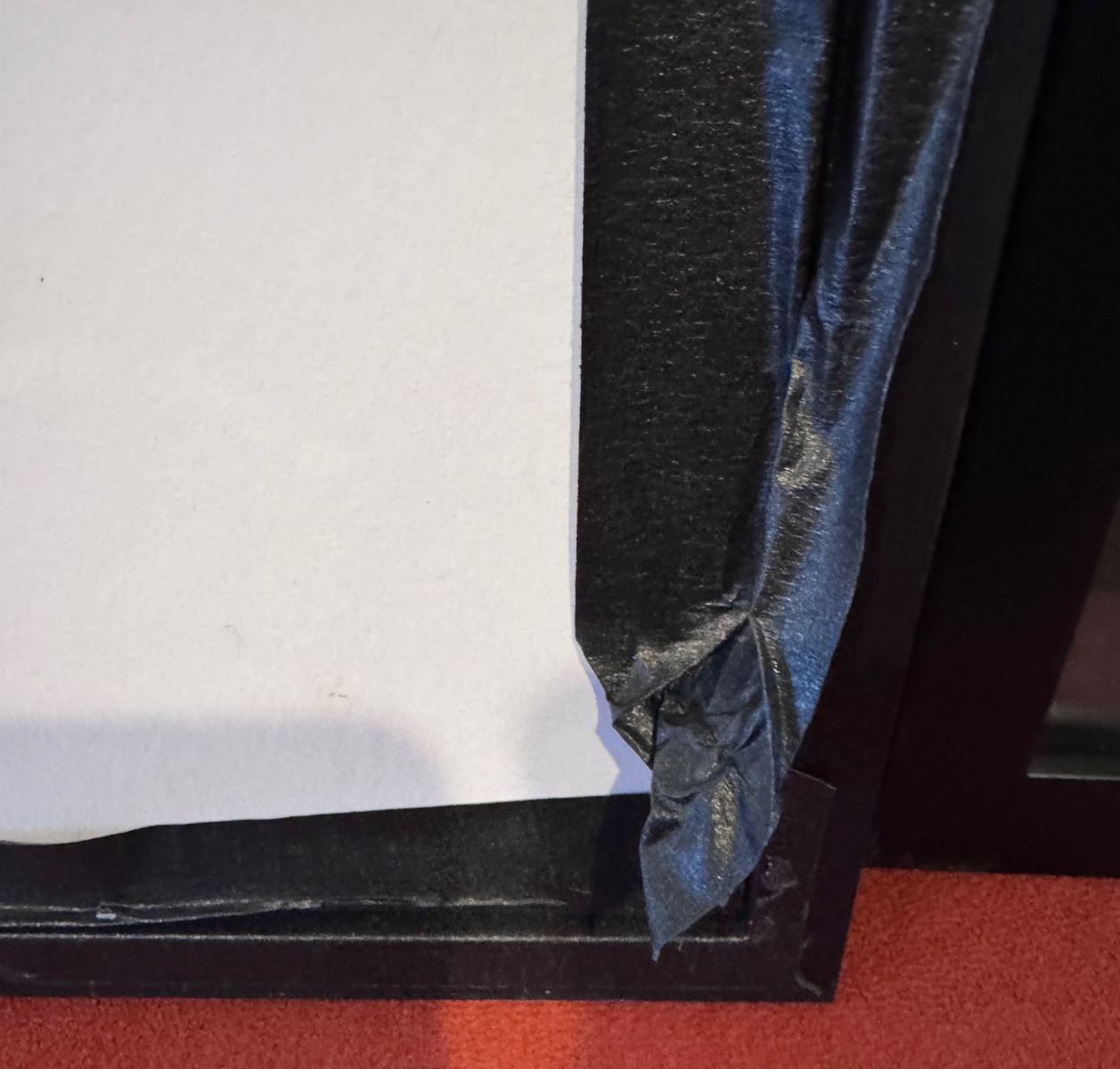 Framed triptych: Condition and Framing Evidence