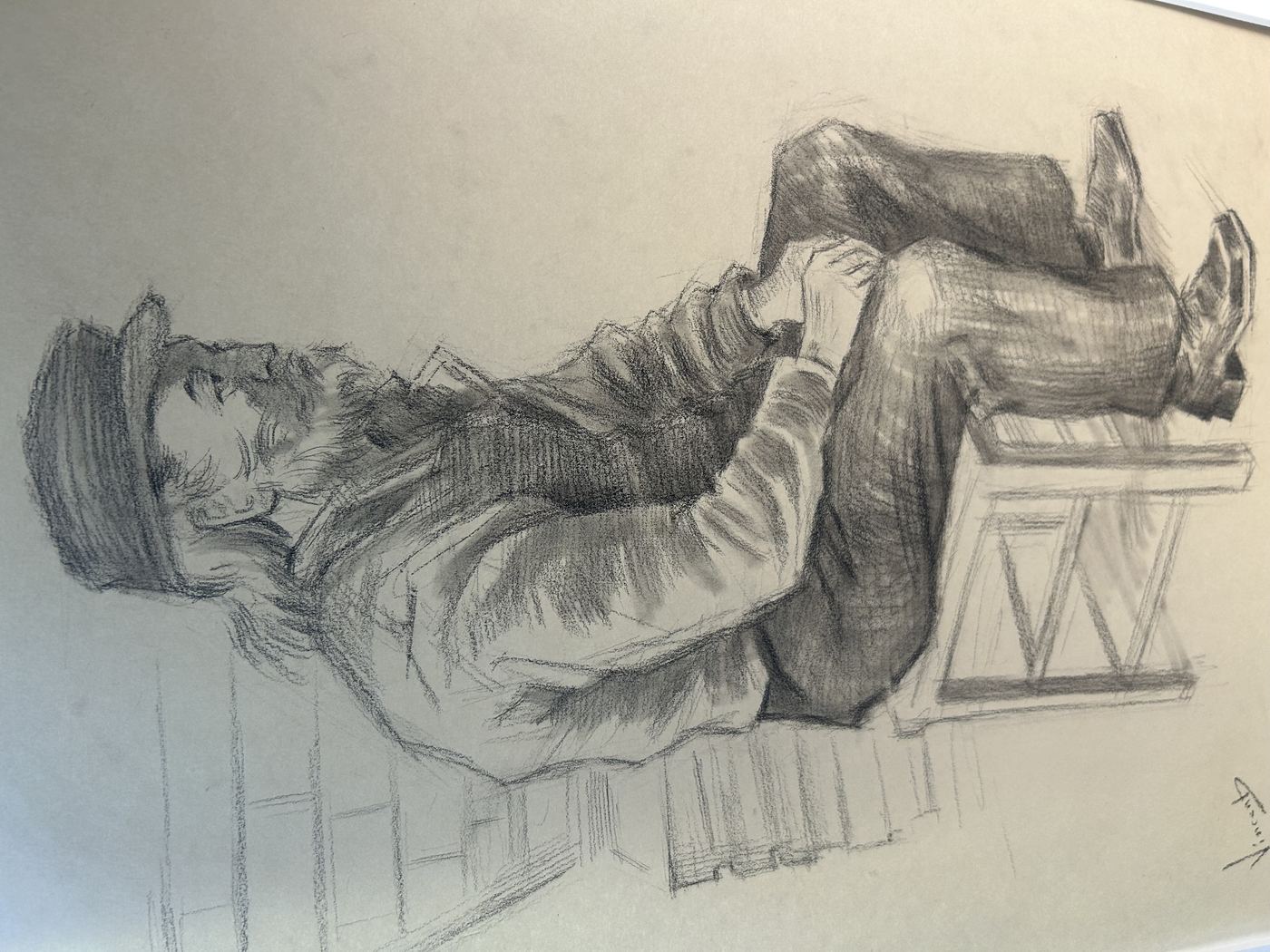 Van Gogh drawing study: Technical Details
