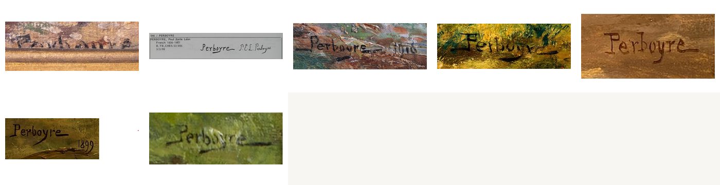 Hussars Traversant un Village: Comparative Analysis of Signatures