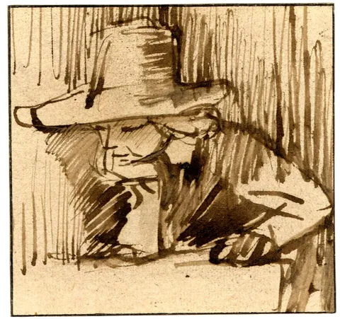 A Boy in a Wide-Brimmed Hat. Willem Drost; catalogue describes attribution as plausible.