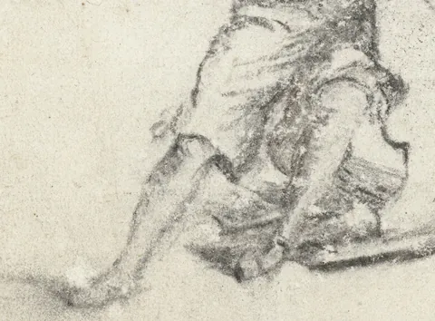 Breeches, legs and feet.