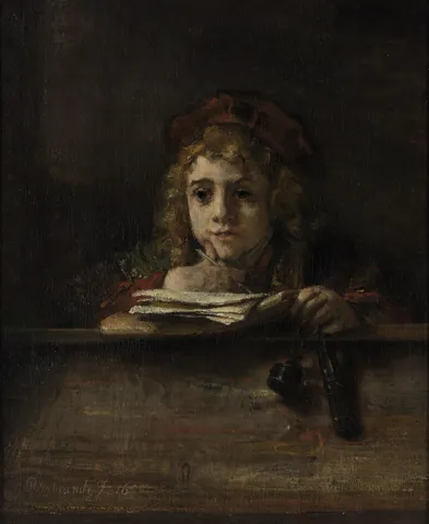 Portrait labelled as Titus, Boijmans, as embedded.